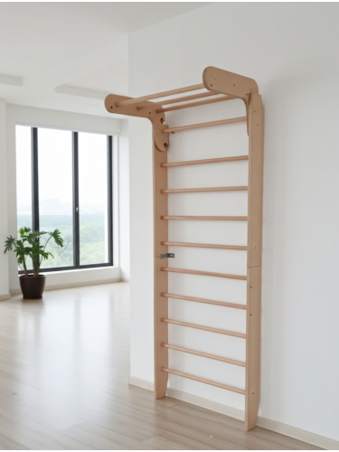 Wooden Stall Bars Adjustable pull up bar wall bars P210