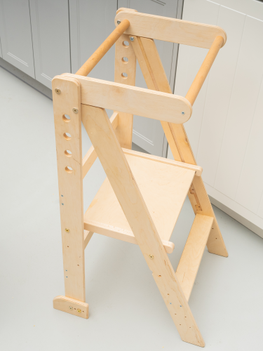 Extra Strong Montessori Learning tower, Learning Step Stool, Kitchen Helper Sturdy and Foldable