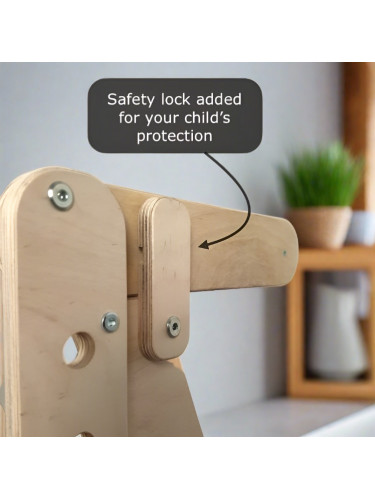 Extra Strong Montessori Learning tower, Learning Step Stool, Kitchen Helper Sturdy and Foldable