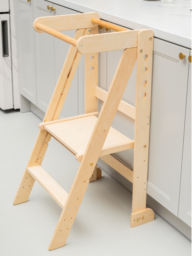 Extra Strong Montessori Learning tower, Learning Step Stool, Kitchen Helper Sturdy and Foldable