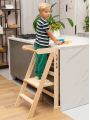 Extra Strong Montessori Learning tower, Learning Step Stool, Kitchen Helper Sturdy and Foldable