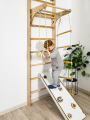 Monkey bars climbing frame for kids wall bars P60